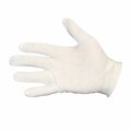 Impact Products Lisle Mens Natural Inspector Gloves Cotton Poly Blend Reversible 1 8090M